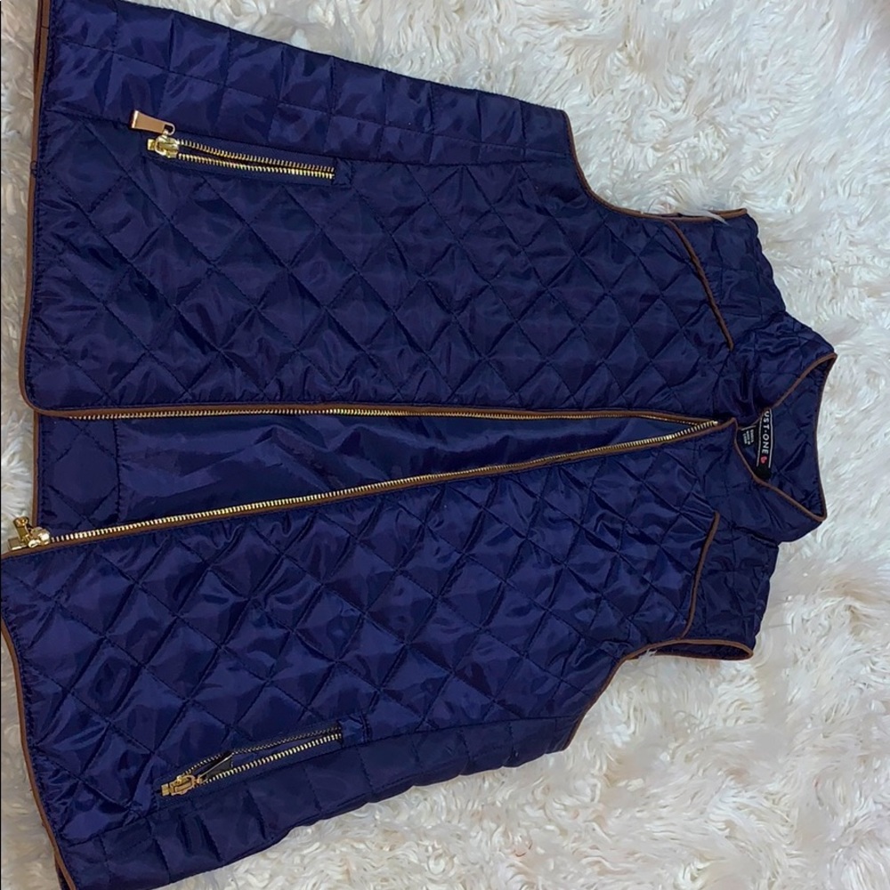 Woman's Navy Vest